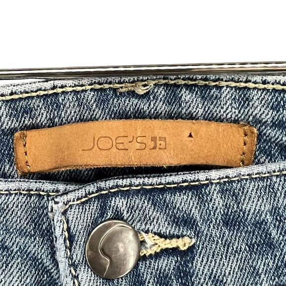 Joes Icon Ankle Sigourney Jeans Womens 28 Blue Dip Dye Skinny Stretch Boho Chic - Picture 13 of 16